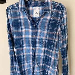 Blue flannel